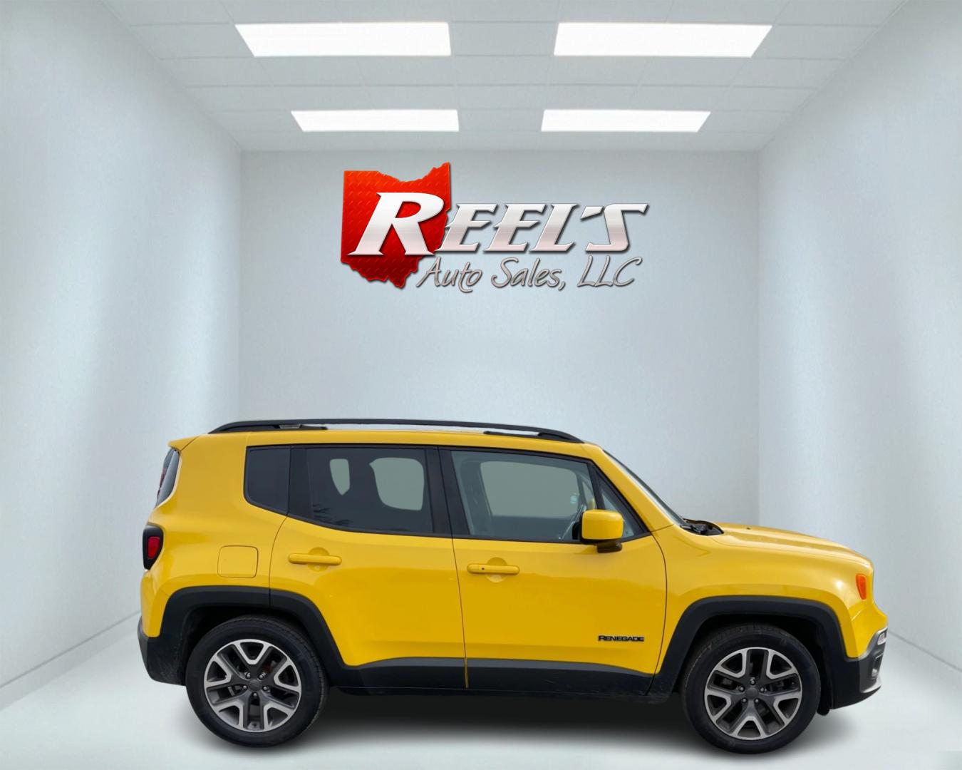 2017 Yellow /Black Jeep Renegade Latitude FWD (ZACCJABBXHP) with an 2.4L I4 DOHC 16V engine, 9-Speed Automatic transmission, located at 11115 Chardon Rd. , Chardon, OH, 44024, (440) 214-9705, 41.580246, -81.241943 - Photo#31